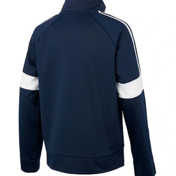 Boys Adidas Navy Blue Tricot Event Full-Zip Jacket, Sz. XL (18/20) - Picture 4 of 4